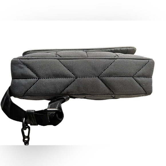 Karl Lagerfeld Paris NWT Black Voyage Neoprene Logo Crossbody Messenger  (P032) - Picture 9 of 11